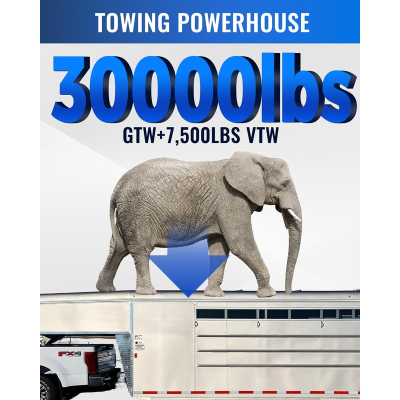 5th Wheel to gooseneck Adapter,Kingpin to Gooseneck Ball Adapter Hitch