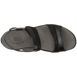 SAS Nudu Adjustable Comfort Sandal Midnight 8 WW - Double Wide (D)