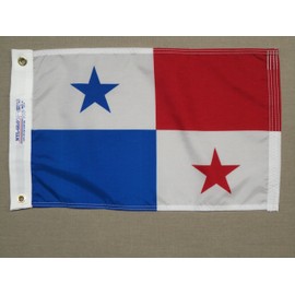 Panama Indoor Outdoor Dyed Nylon Boat Flag Grommets 12" X 18"
