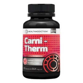 HealthAddiction Carnitherm – L-Carnitina, Té Verde y Cromo – Quema Grasa y Energía – 60 cápsulas