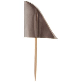 Beistle 50 Piece Shark Fin Food Picks Under The Sea Party Supplies Cupcake Toppers Luau Theme Decorations, 2.5", Gray