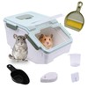 Saim Extra Large Chinchilla Sand Bath Container, 7.4-Inch Hight Dust