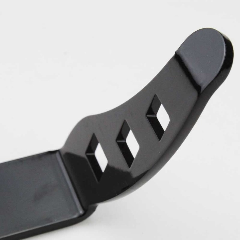 Aeromach GLOSS BLACK 2" Bolt-On Kickstand Extension With Hardware For