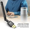 Bluetooth 5.1 Adapter Stereo Long Distance USB Wireless Sound Dongle