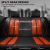 ASLONG 5PCS H7 Front and Back Car Seat Covers Auto
