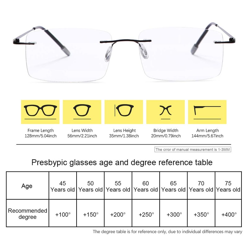 Vepiant-Gafas de lectura multifocales progresivas sin montura Gafas de sol