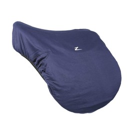 Horze Easy Fit Sturdy Cotton Saddle Cover Peacoat Dark Blue