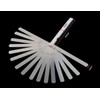 Stainless sikkunesuge-zi Gap Gauge Measure Gauge Thickness Thinness 17 Piece (0.02 mm-1.0 mm)