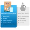 Binbata Eco Floor Cleaner Sheets, 60Pcs(Up to 120Load) Plastic Free