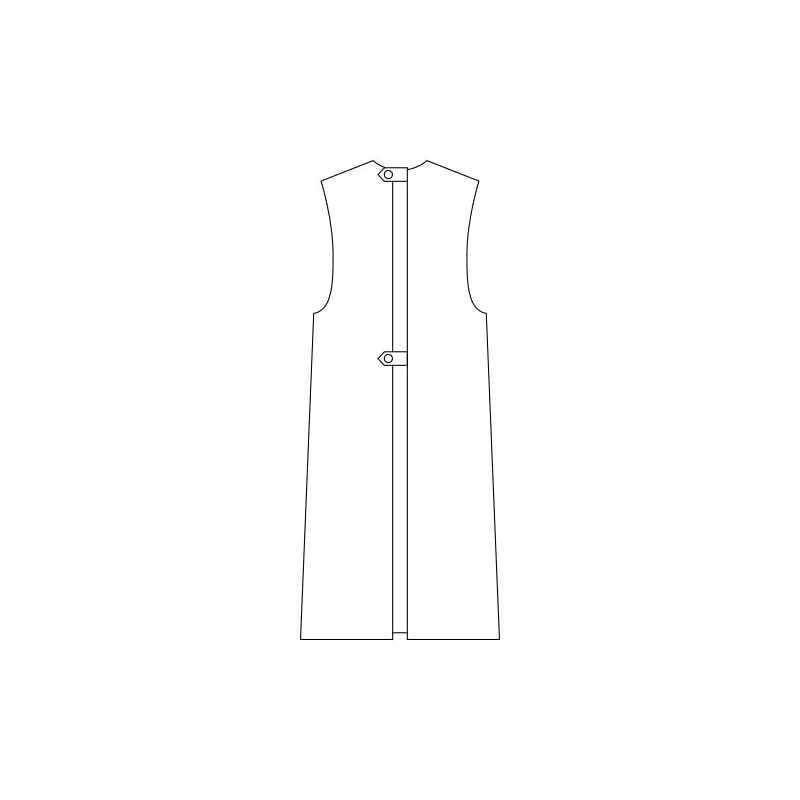 MONTBLANC Unisex Preventive Clothes, White, L 84-291