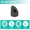 uxcell 10 Pcs 1/4 Inch 45 Degree Angle Beveled Washer,