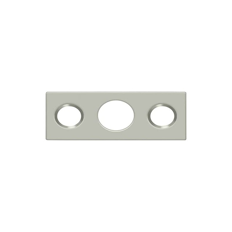Strike Plate for 7" Flush Bolt Satin Nic