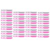 50Pcs Hair Perm Rod Rugged Hook Teeth Hollow Out Versatile