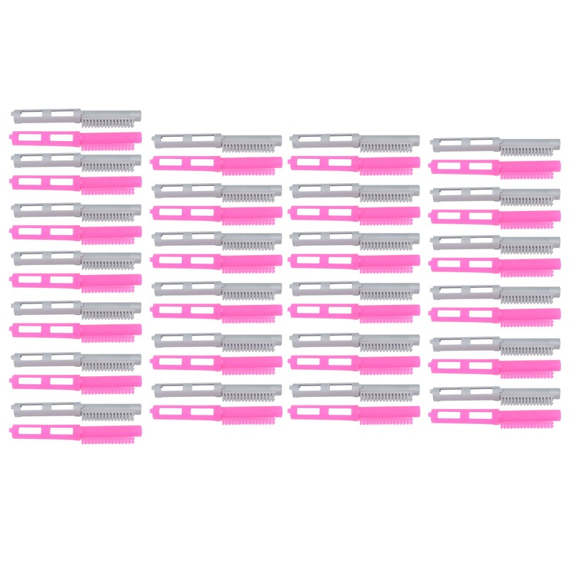 50Pcs Hair Perm Rod Rugged Hook Teeth Hollow Out Versatile