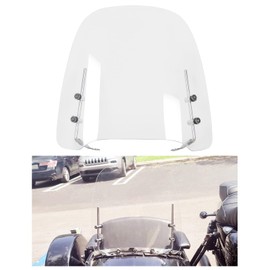 14.3"x16.5"Clear Gy6 125cc 150cc Scooter Moped Dirt Bike Motorcycle Windshield Screen Compatible With Yamaha Honda Visor Scooter Windshield Transparent Acrylic