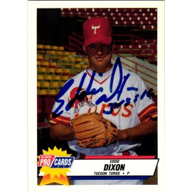 Eddie Dixon Signed 1993 Fleer ProCards Minor League #3053 Tucson Toros