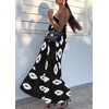 PRETTYGARDEN Women's Summer One Shoulder Maxi Dresses Printed Flowy Boho