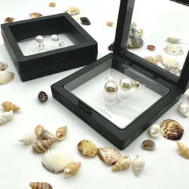 Venus grade pearlescent Pearl Stud Earrings, Sterling Silver, Hypoallergenic (8MM, Cold Sliver Light)