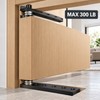 360° Hidden Door Pivot Hinge Kit, Heavy Duty Aluminum Alloy