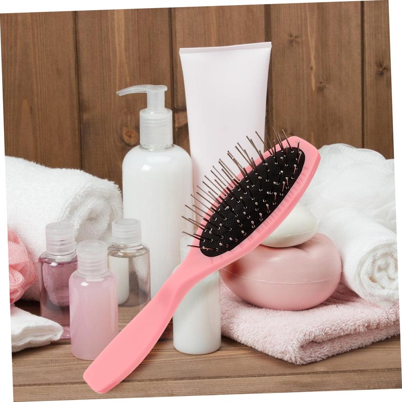 IWOWHERO Detangling Hair Brush and Steel Comb for Curly Hair