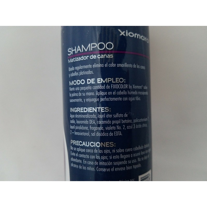 XIOMARA Abrillanta Y Platina Las Canas Shampoo Matizador de Canas