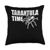 Tarantula Spider Time Throw Pillow