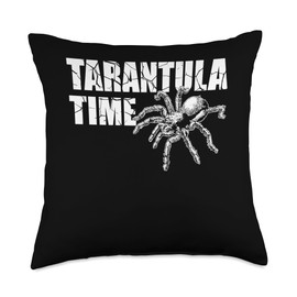 Tarantula Spider Time Throw Pillow