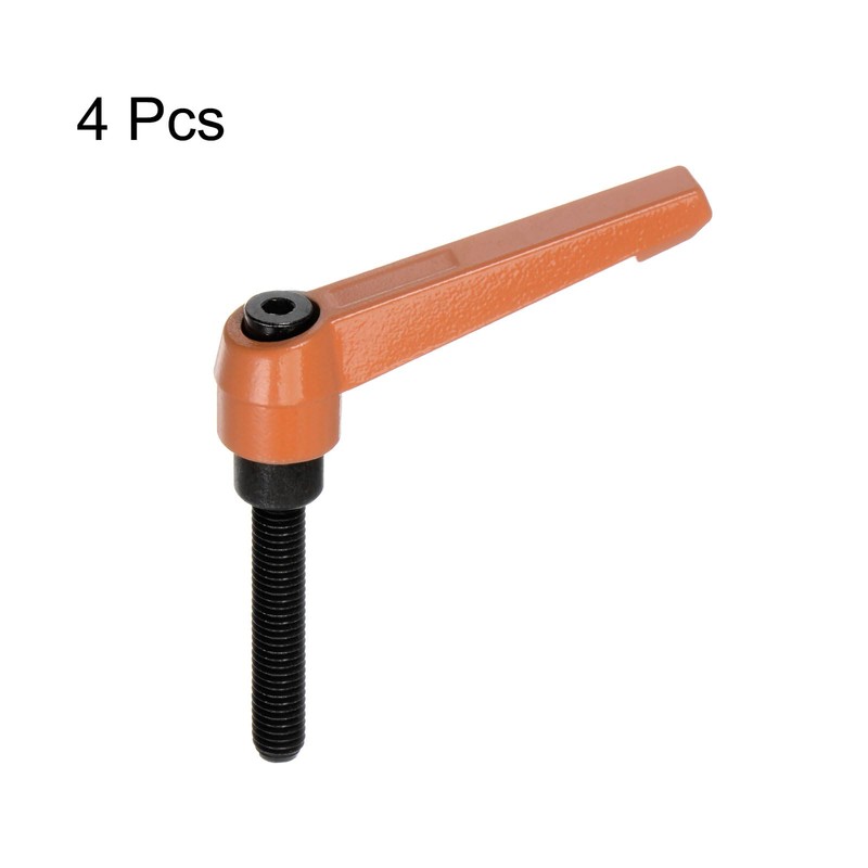 QUARKZMAN Adjustable Clamping Lever Handles M8 x 50 mm Male
