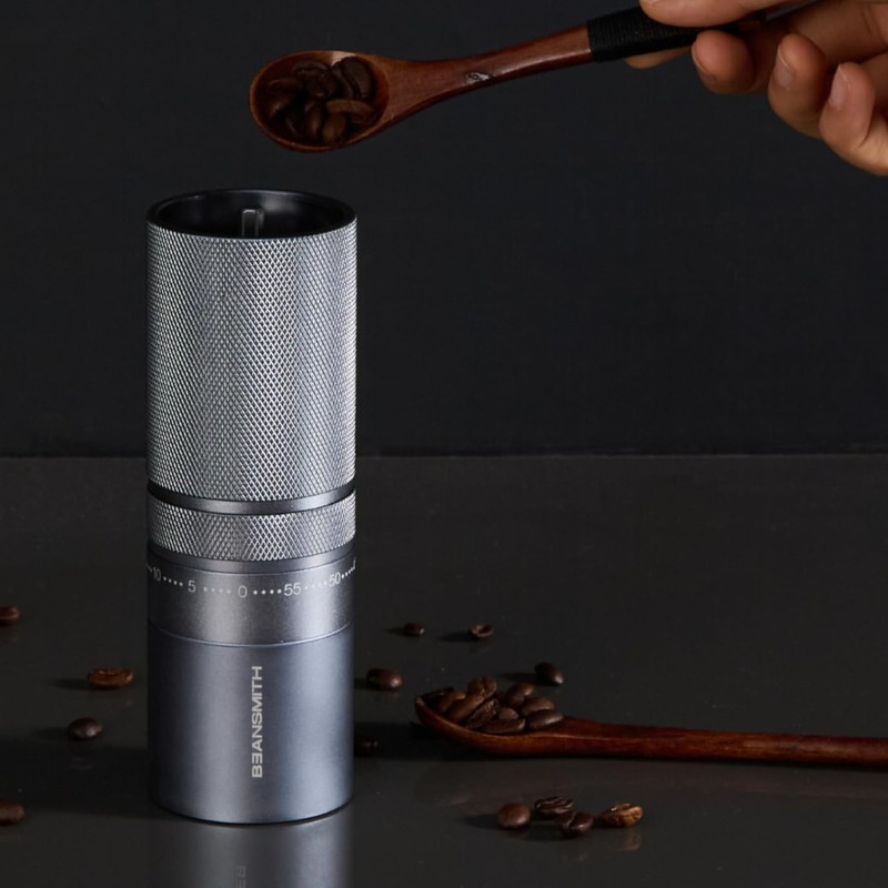 BEANSMITH M1 Manual Coffee Grinder – 7 Star Stainless Steel