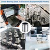 sourcing map 4Pcs LM6UU Linear Bearing 6mm Bore 12mm OD