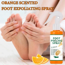 1PCS Foot Peeling Spray Orange Oil,Exfoliating Foot Spray for Remove Dead Skin,Hydrating Foot Care Spray,Peel Off Spray for Calluses & Dry Toe Cracked Rough,Quickly Moisturizing & Nourishing Feet