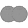 iLIDS PL1024 SL-W-GRY2 Mason Jar Lid, 2 Pack, Grey