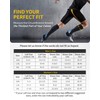 Cambivo 2 Pairs Compression Socks for Women & Men, Sports/Blue,