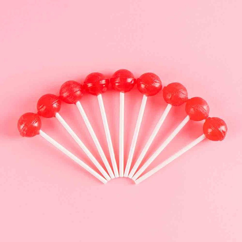 Dum Dums Strawberry Lollipops - Bulk Candy Box with Lollipops