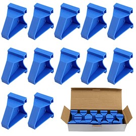 HEIHAK 40 Pack 1/4 and 1/2 Inch Flooring Spacers, Flooring Installation Expansion Trim Spacers Triangle Laminate Wood Flooring Tools for Laminate, Vinyl Plank, Tiles, Hardwood, Floating Flooring, Blue