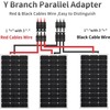 GTIWUNG 1 Pair Solar Cable Y Splitter Solar Panel Cable