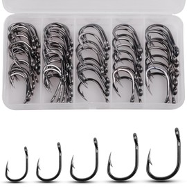 Fishing Live Bait Hooks 2X Strong Sharp Stainless Steel Jigging Jigs Assist Hooks Freshwater Saltwater Fishing