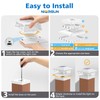 NIORSUN Solar Post Lights Outdoor 12 Pack, 2 Modes LED,