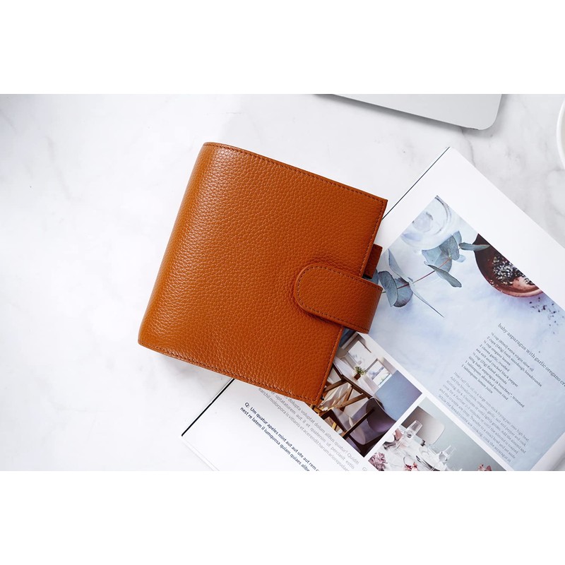 Moterm Pocket Luxe Ring Planner - Genuine Leather Binder Organiser
