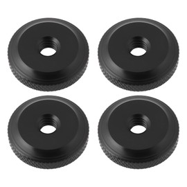 The Lord of the Tools 4 Pieces 1/4 Inch x 20 Aluminium Knurled Nuts for Photo Thread Camera Screen Wall Tripod