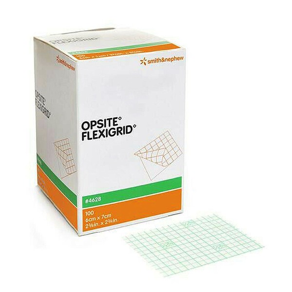 Opsite Flexigrid 6x7cm 100pcs Waterproof Wetting Band / 옵사이트 플렉시그리드