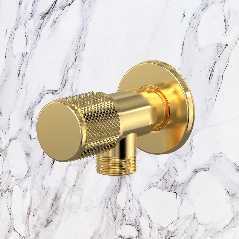 Bathroom Angle Stop Valve Shut Off Quarter Turn Hot Cold