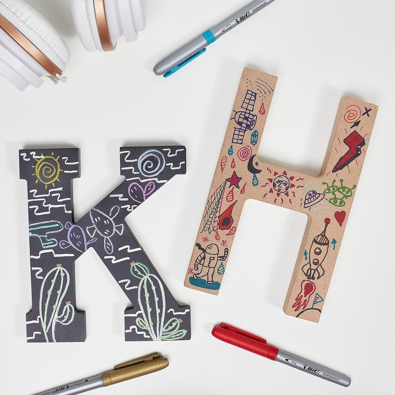 Bic Metallic Marking Colour Assorted Pack of 5, Metallic colours,