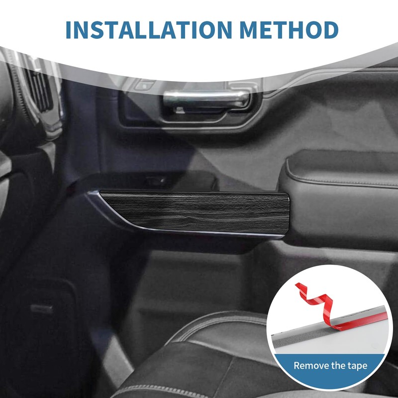 for Silverado Inner Door Panel Trim Cover for Chevy Silverado/GMC