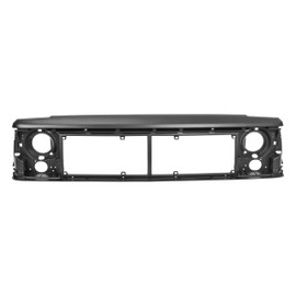 HECASA Header Panel Compatible with 1991-1996 Jeep Cherokee Comanche Replacement for 55294926 CH1220107 Black Grille Headlight Mounting Panel