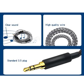 Earphone Cable Replacement for IE100 Pro IE400 Pro IE500 Pro, Lossless Sound Quality, Headphone Replacement Cable with 3.5mm Stereo Plug, 1.2M