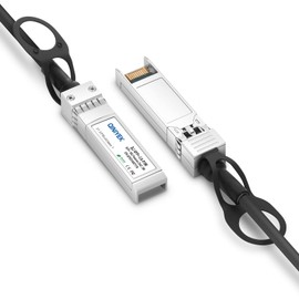 QINIYEK 10G SFP+ DAC Twinax Cable 3 m (10 ft), 10G SFP+ to SFP+ Direct Attach Copper Passive Cable for Cisco SFP-H10GB-CU0.5M, Ubiquiti UniFi, TP-Link, Netgear, D-Link, Zyxel, Mikrotik, Open Swith