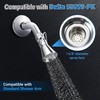 Enhon 2 Setting Pivoting Single Spray Shower Head with Shut