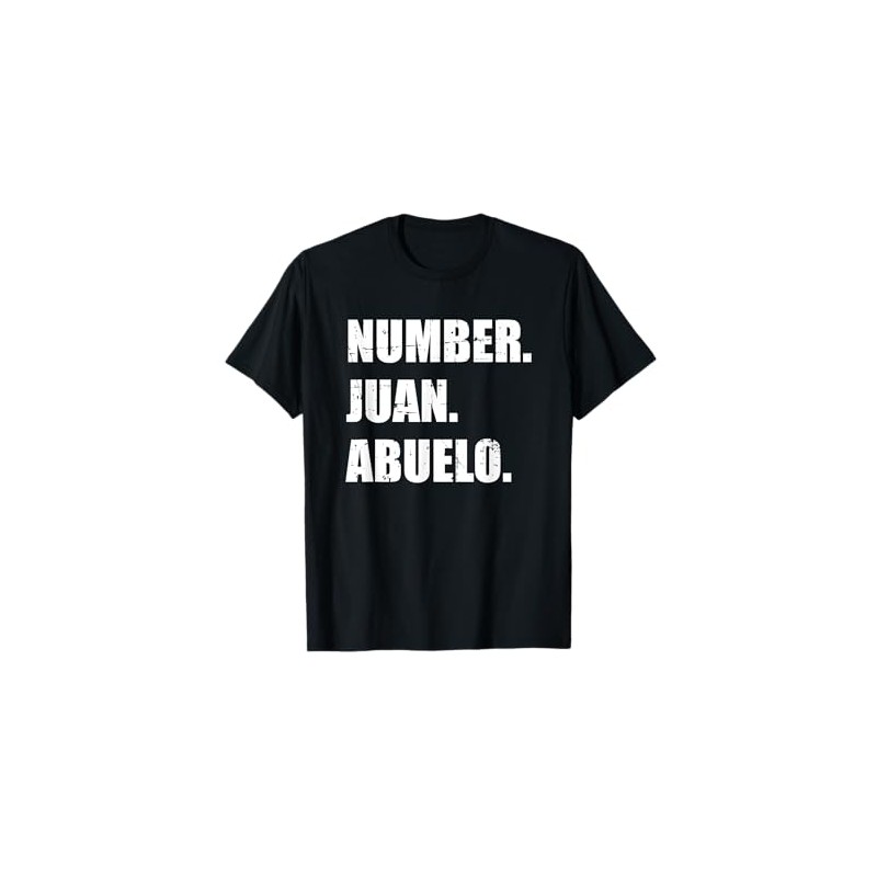 Number one juan abuelo para mejor abuelito T-Shirt