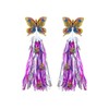 F&R BICYCLE GRIPS METALLIC STAR POM-POM STREAMERS RABBIT CARTOON DESIGN MULTI/COLOR.